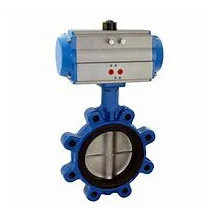Pneumatic Lt Convex Ear Soft Seal Butterfly ventil